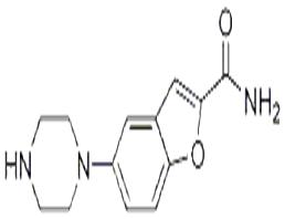 维拉佐酮中间体：5-(哌嗪-1-基)苯并呋喃-2-甲酰胺
