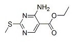 4-氨基-2-(甲基硫代)嘧啶-5-羧酸乙酯,Ethyl 4-amino-2-(methylthio)pyrimidine-5-carboxylate