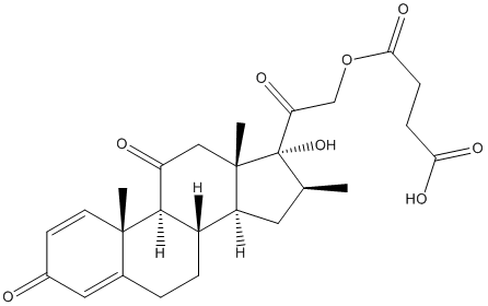 甲基潑尼松半琥珀酸酯,meprednisone hemisuccinate