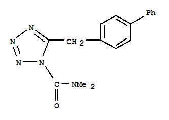 5-(4-Biphenylylmethyl)-N,N-dimethyl-1H-tetrazole-1-carboxamide,5-(4-Biphenylylmethyl)-N,N-dimethyl-1H-tetrazole-1-carboxamide