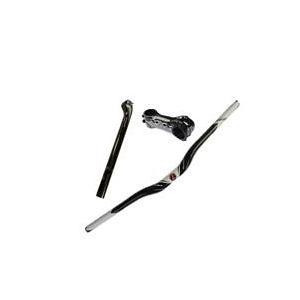 Bontrager Full Carbon Bicycles Parts Bend Handlebar/black Stem/seatpos