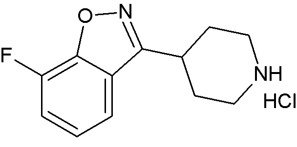 6-氟-3-(4-哌啶基)-1,2-苯并异噁唑盐酸盐,6-Fluoro-3-(4-piperidinyl)-1,2-benzisoxazole Hydrochloride