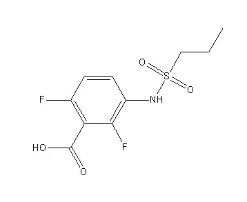 唯罗菲妮中间体,2,6-Difluoro-3-(propylsulfonaMido)benzoic acid