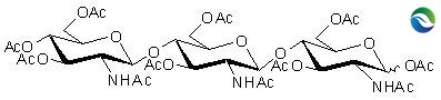 全乙酰化的壳三糖标准品-C40H57N3O24,Peracetylated Chitotriose