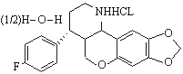 盐酸帕罗西汀,paroxetine hydrochloride Hemihydrate