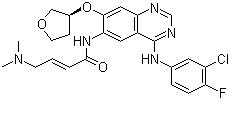 N-[4-[(3-Chloro-4-fluorophenyl)amino]-7-[[(3S)-tetrahydro-3-furanyl]oxy]-6-quinazolinyl]-4-(dimethylamino)-2-butenamide,N-[4-[(3-Chloro-4-fluorophenyl)amino]-7-[[(3S)-tetrahydro-3-furanyl]oxy]-6-quinazolinyl]-4-(dimethylamino)-2-butenamide