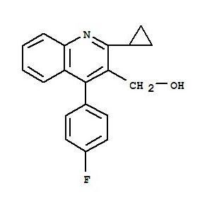 2-环丙基-4-（4-氟苯基）-3-喹啉甲醇