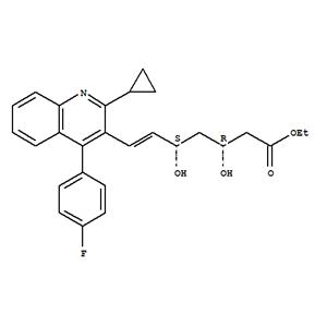 （E）-3,5-二羟基-7-【2-环丙基-4-（4-氟苯基）-3-喹啉基】庚-6-烯酸乙酯