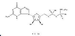 鸟苷三磷酸锂,Guanosine5'-(tetrahydrogen triphosphate), trilithium salt (9CI)