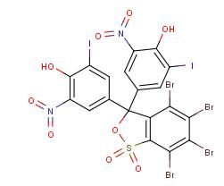 5’,5’’-二硝基-3’,3’’-二碘-3，4，5，6-四溴苯酚磺酞(DIDNTB)