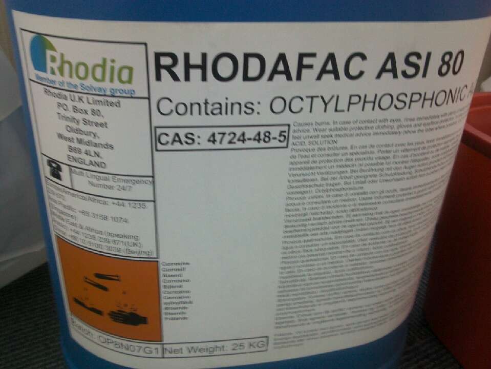 RHODAFAC ASI-8,ALKYL PHOSPHONATE DERIVATIV