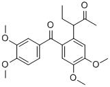 3-[2-(3,4-二甲氧基苯甲酰基)-4,5-二甲氧基苯基]-戊-2-酮,3-(2-(3,4-Dimethoxybenzoyl)-4,5-dimethoxyphenyl)pentan-2-one