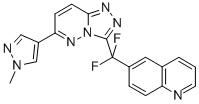 6-[二氟[6-(1-甲基-1H-吡唑-4-基)-1,2,4-噻唑并[4,3-B]吡嗪-3-基]甲基]-喹啉,J&J Ex-61