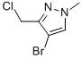 4-溴-3-氯甲基-1-甲基-1H-吡唑,4-Bromo-3-(chloromethyl)-1-methyl-1H-pyrazole