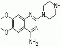 2-哌嗪基-4-氨基-6,7-二甲氧基喹唑啉