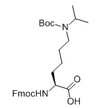 Fmoc-Lys(ipr,Boc)-OH;	N-芴甲氧羰基-N'-叔丁氧羰基-N'-异丙基-L-赖氨酸,Fmoc-Lys(ipr,Boc)-OH