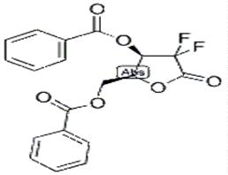 2-脱氧-2,2-二氟-D-赤型-1-呋喃酮糖-3,5-二苯甲酰酯;核酮糖