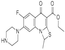 6-氟-1-甲基-4-氧代-7-(1-哌嗪基)4H-(1,3)噻嗪(3,2a)并喹啉-3-羧酸乙酯