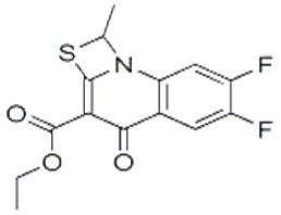 6,7-二氟-1-甲基-4-氧代-4H-`1,3`噻嗪`3,2-a`并喹啉-3-羧酸乙酯