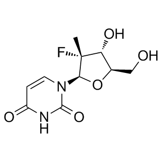 (2'R)-2'-脱氧-2'-氟-2'-甲基脲苷,2'-deoxy-2'-fluoro-2'-C-methyluridine