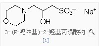 MOPSO-Na ;3-(N-嗎啉基)-2-羥基丙磺酸鈉; 生物緩沖劑 專業(yè)生產(chǎn),3-(N-Morpholino）-2-hydroxypropanesulfonic acid，Sodium Salt