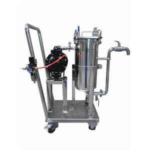 东莞胶水-粘胶-液体移动式不锈钢袋式过滤器