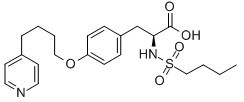 N-丁磺酰基-(4-(4-吡啶基)丁基)-L-酪氨,N-Butylsulfonyl-O-(4-(4-pyridinyl)butyl)-L-tyrosin