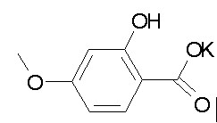 4-甲氧基水杨酸钾  4-MSK,Potassium 2-hydroxy-4-methoxybenzoate