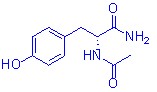 2 - 乙酰氨基-3  - （4 - 羟基 - 苯基）丙酰胺,2-Acetylamino-3-(4-hydroxy-phenyl)-propionamide