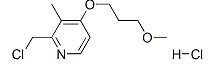 2-氯甲基-3-甲基-4-(3-甲氧丙氧基)吡啶盐酸盐,2-Chloromethyl-3-methyl-4-(3-methoxypropoxy)pyridine hydrochloride