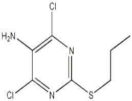 4,6-二氯 -2-(丙硫基)-5-氨基嘧啶