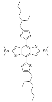 SMI-M7005,2,6-Bis(trimethylstannyl)-4,8-bis[5-(2-ethylhexyl)thiophene-2-yl]benzo[1,2-b:4,5-b']dithiophen