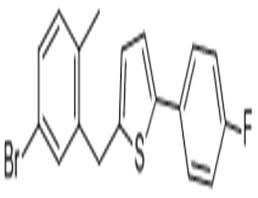 坎格列净中间体 2-[(5-溴-2-甲基苯基)甲基]-5-(4-氟苯基)噻吩