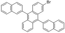 2-溴-9,10-二（2-萘基）-蒽,2-bromo-9,10-di-2’naphthylanthracene