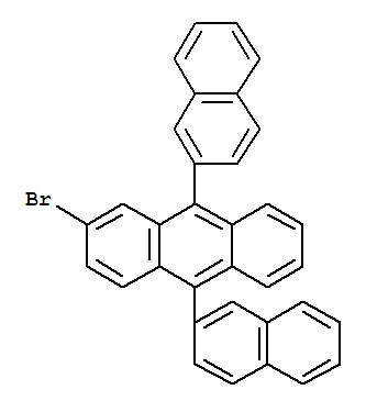 2-溴-9,10-双(2-萘基)蒽,Anthracene,2-bromo-9,10-di-2-naphthalenyl-