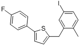 2-(4-Fluorophenyl)-5-[(5-iodo-2-methylphenyl)methyl]thiophene,2-(4-氟苯基)-5-[(5-碘-2-甲基苯基)甲基]噻吩