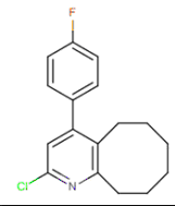 布南色林中间体,2-chloro-4-(4-fluorophenyl)-5,6,7,8,9,10-hexahydro