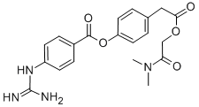 N，N-二甲基氨基甲?；谆?  - （4  -  guanidinobenzoyloxy）苯基,N,N-dimethylcarbamoylmethyl 4-(4-guanidinobenzoyloxy)phenyl-