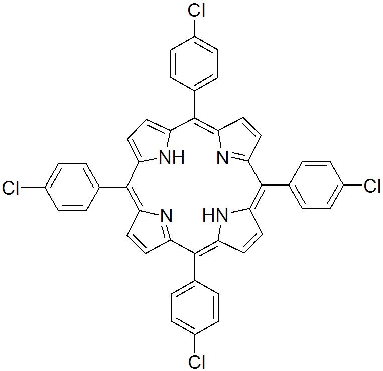四对氯代苯基卟啉,5,10,15,20-tetrakis(4-chlorophenyl)porphyrin