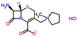 7-MPCA,(6S,7R)-7-amino-3-[(1-methylpyrrolidin-1-ium-1-yl)methyl]-8-oxo-5-thia-1-azabicyclo[4.2.0]oct-2-ene-2-carboxylate hydrochloride