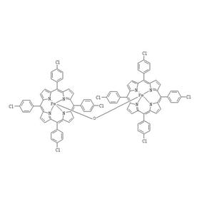 四对氯代苯基卟啉铁-mu-氧二聚体/37191-15-4, 华龙牌5g装，250元/g