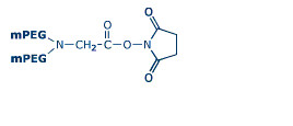 Y-NHS Y型甲氧基聚乙二醇琥珀酰亚胺羧酸酯,Y-NHS Y-mPEG Succinimidyl