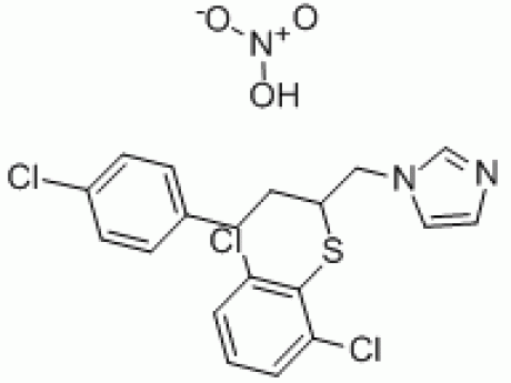 硝酸布康唑,1-[4-(4-氯苯基)-2-(2,6-二氯苯基)硫代丁基]咪唑硝酸盐