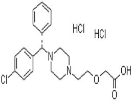 盐酸左旋西替利嗪; [2-(4-(对氯苯基苄基)-1-哌嗪基)乙氧基]醋酸二盐酸盐