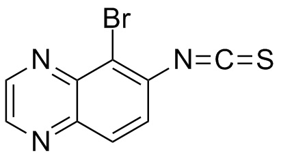 5-溴-6-异硫氰酸喹喔啉,5-BROMO-6-ISOTHIOCYANATE QUINOXALINE