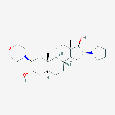 2-(4-吗啉基)-16-(1-吡咯基)-雄甾-3,17-二醇,(2b,3a,5a,16b,17b)-2-(4-Morpholinyl)-16-(1-pyrrolidinyl)androstane-3,17-diol