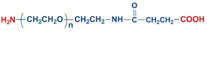 NH2-PEG-COOH 氨基-聚乙二醇-氨基琥珀酸,NH2-PEG-COOH Amino-PEG-Amino Succinic acid