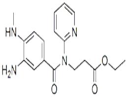 N-[3-氨基-4-(甲基氨基)苯甲酰基]-N-2-吡啶-β-丙氨酸乙酯
