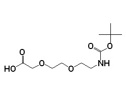8-BOC-氨基-3,6-二氧辛酸,8-tert-butyloxycarbonylamino-3,6-dioxaoctanoic acid