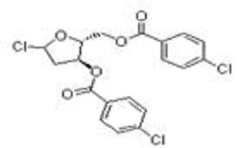 1-氯-3,5-二(O-对氯苯甲酰基)-2-脱氧-D-核糖,1-Chloro-3,5-di(4-chlorbenzoyl)-2-deoxy-D-ribose